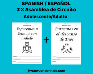Spanish/Español Entremos en el descanso de Dios! Adolescente/Adulto JW Asamblea de Circuito (con representante de la sucursal)