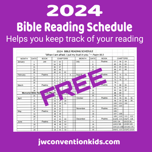 2024 Bible Reading Schedule JW