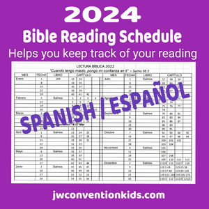SPANISH / ESPAÑOL 2024 Bible Reading Schedule JW