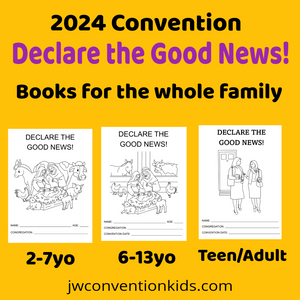 6-13yo Declare the Good News 2024 JW Convention Activity Book PDF in English
