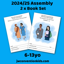 Load image into Gallery viewer, 6-13yo Double Set JW Assembly Activity Books PDF digital download