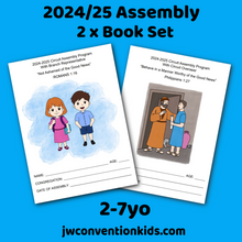 Load image into Gallery viewer, 2-7yo Double Set JW Assembly Activity Books PDF digital download