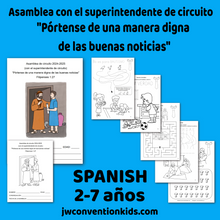 Load image into Gallery viewer, SPANISH 2 X 2-7 años Asamblea de circuito 2024/25