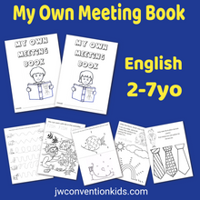 Load image into Gallery viewer, 2-7yo My Own Meeting Book JW PDF