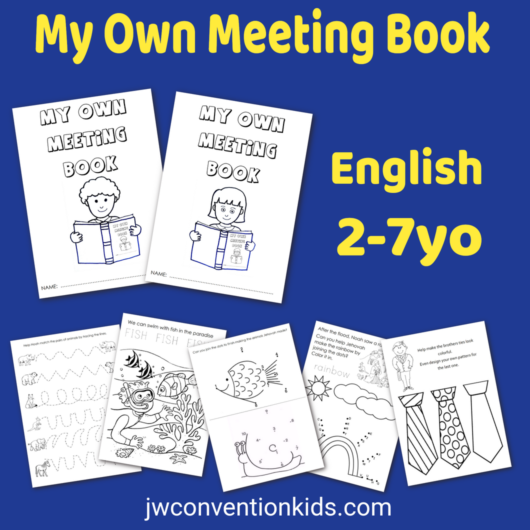 2-7yo My Own Meeting Book JW PDF