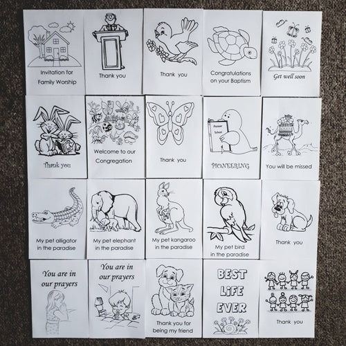 24 JW Greeting Cards for kids PDF