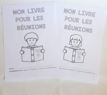 Load image into Gallery viewer, FRENCH 2-6yo My Own Meeting Book for Kids PDF
