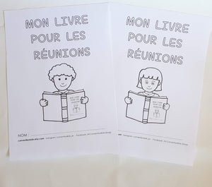 FRENCH 2-6yo My Own Meeting Book for Kids PDF
