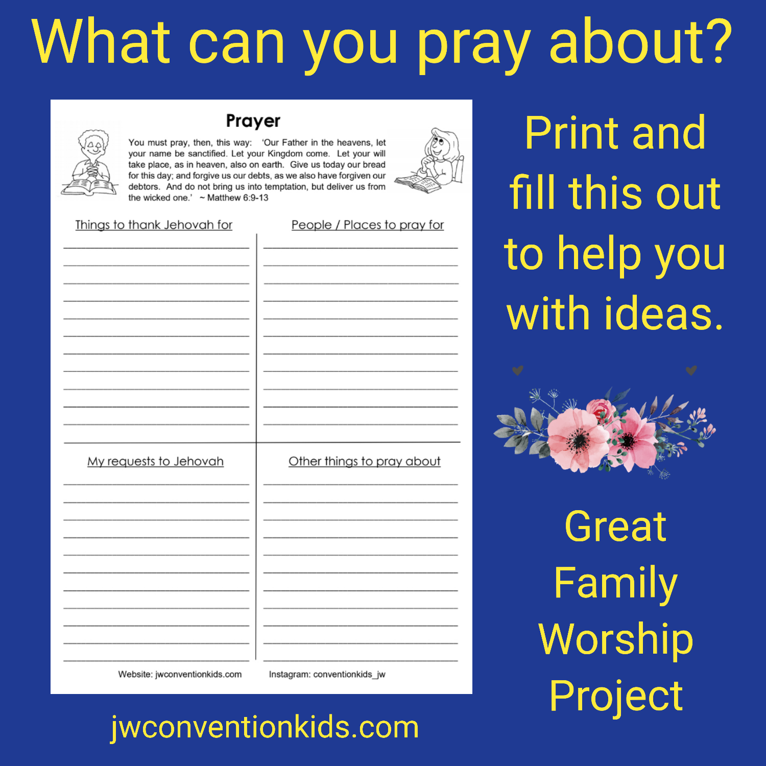 Prayer sheet for JW Families PDF – Convention Kids prayer-sheet-for-jw-families-pdf-convention-kids